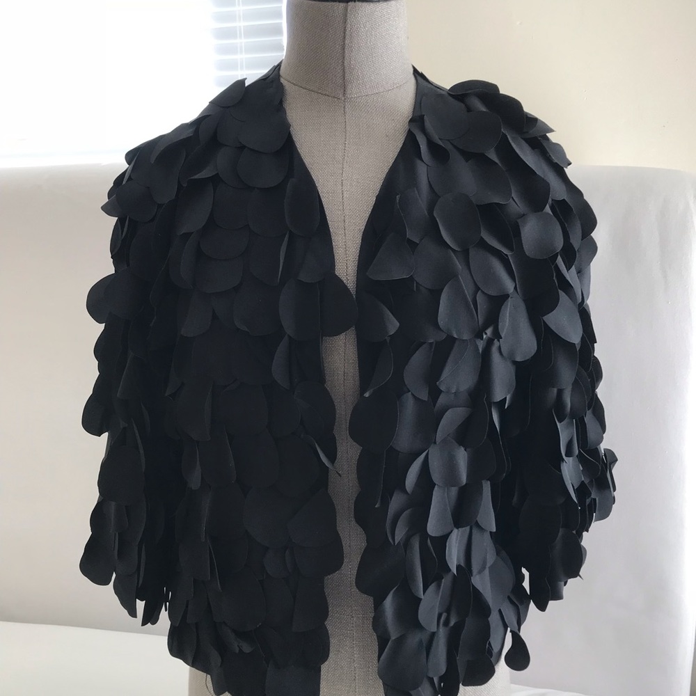 Never worn Club Monaco Black Silk Jacket
